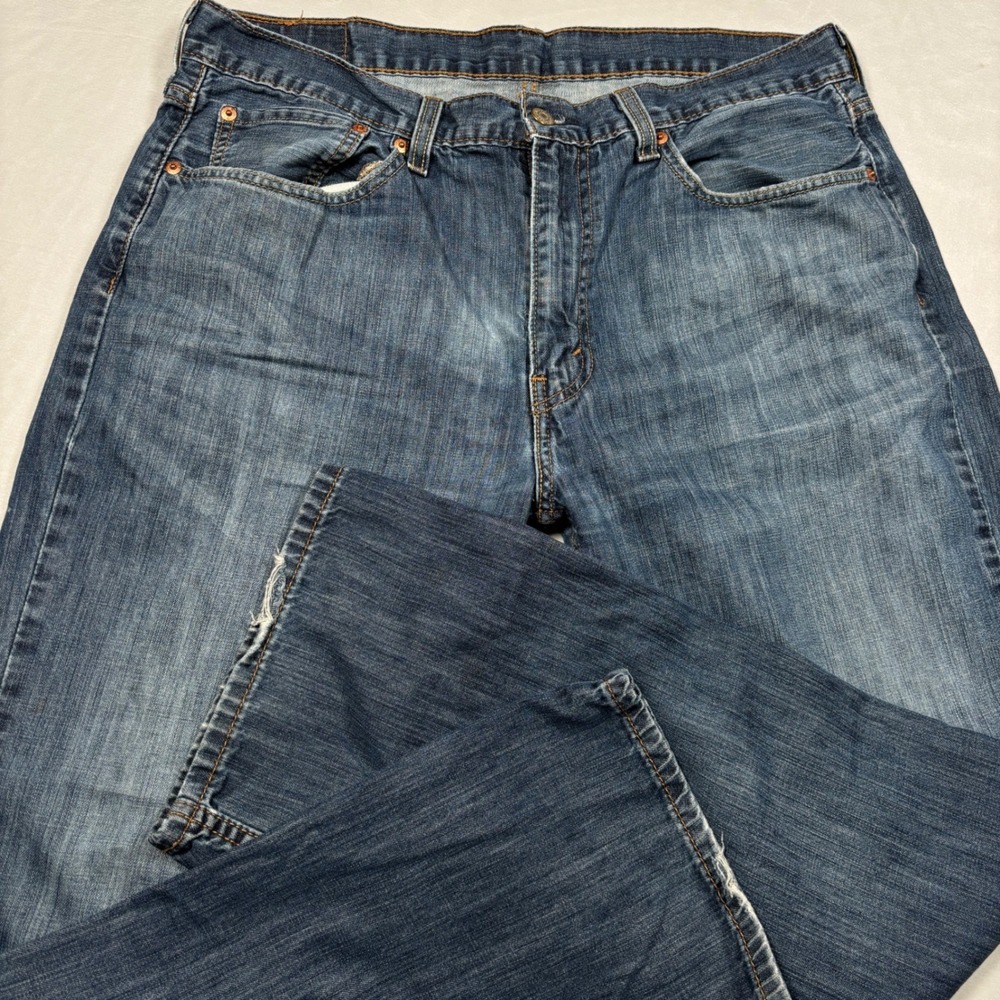 Levi's 527 Slim Bootcut Jeans Mens‎ 36x32 Blue Medium Wash Denim 05527-0239